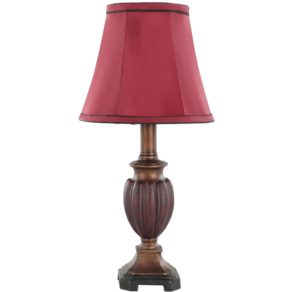 Safavieh LIT4029A HERMIONE URN BROWN NECK TABLE LAMP